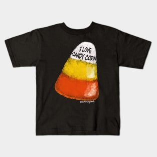 I Love Candy Corn Kids T-Shirt